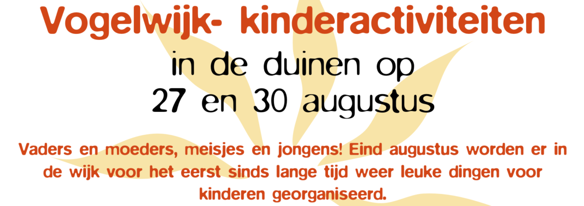 Kinderactiviteiten in de duinen